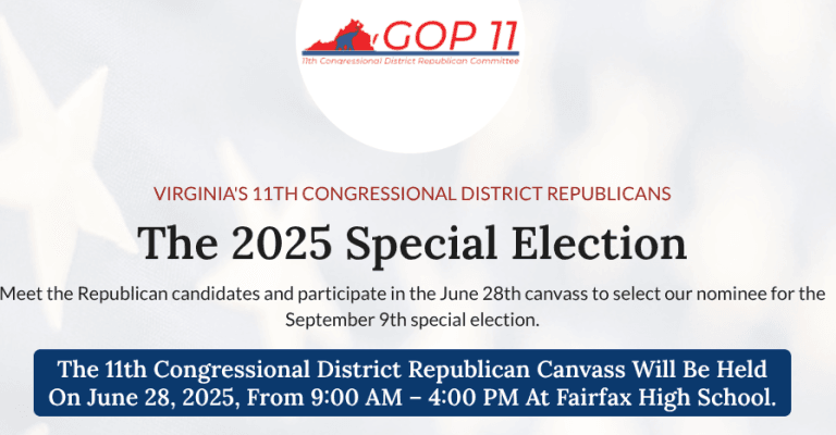 The11thCongressionalDistrictofVARepublicanSpecialElection28June2025