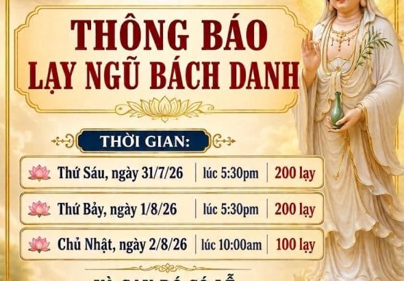 ThongBaoLayNguBachDanhLeViaDucQuanTheAm31July-2August2026